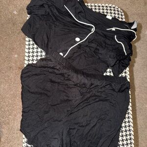 Women's Black Sleepwear Set